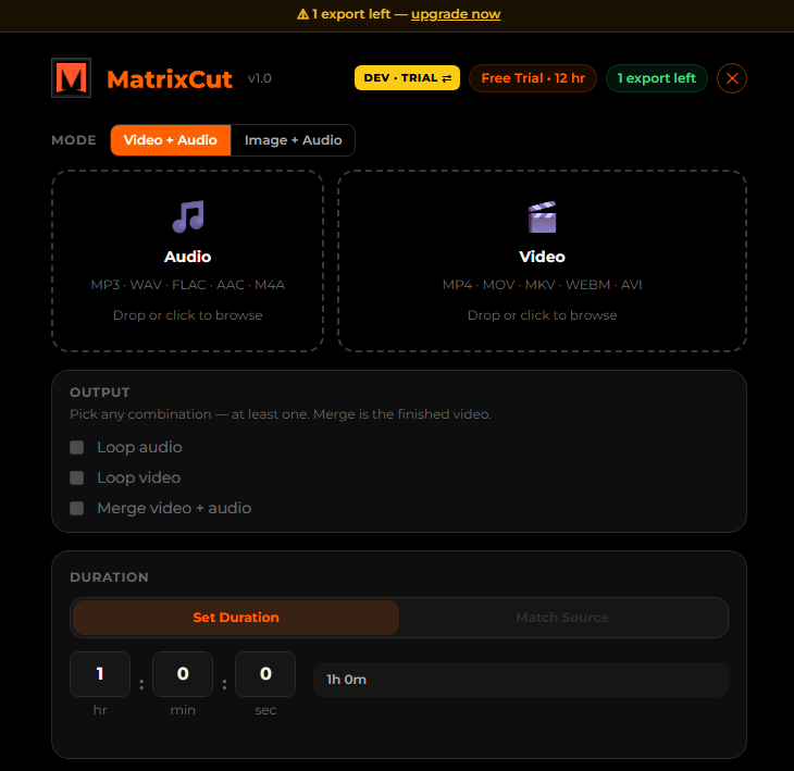 MatrixCut Preview